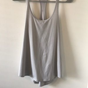 Gray Lululemon Flowy Tank Top